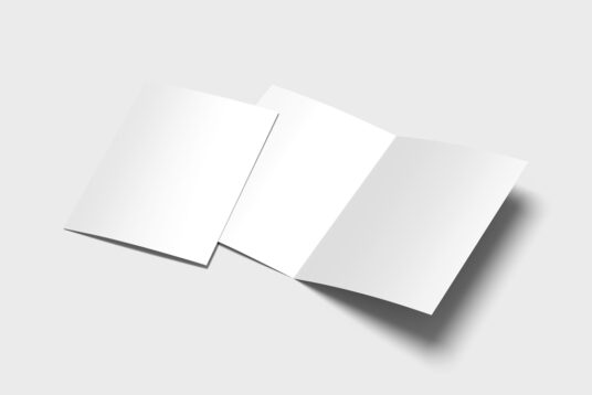 Двойной макет брошюры формата А5