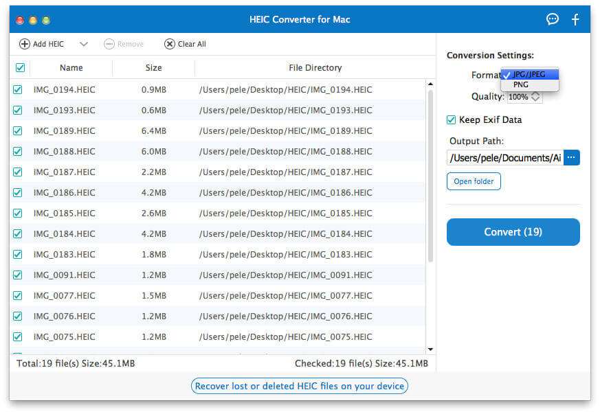 Apeaksoft Free HEIC Converter