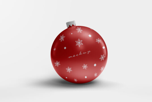 Christmas Ball Mockup