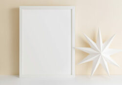 Christmas Picture Frame Mockup