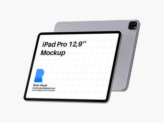 Макет iPad Pro (12,9 дюйма) скачать Мокап бесплатно