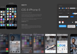 iOS 8 GUI PSD (iPhone 6) скачать БЕСПЛАТНО