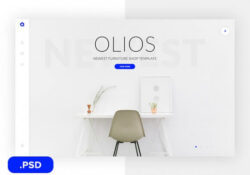 Olios – PSD шаблоны для интернет-магазина