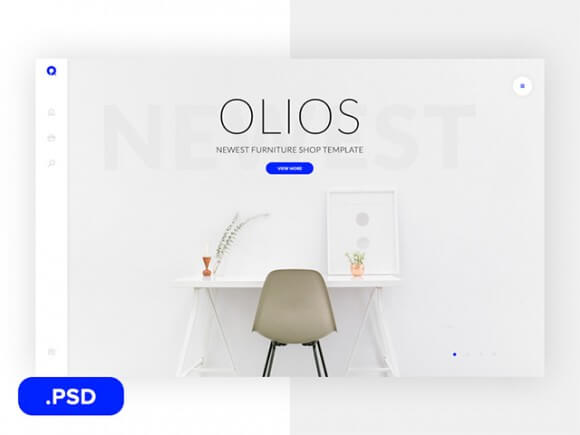 Olios – PSD шаблоны для интернет-магазина
