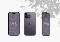 Набор макетов iPhone 14 Pro (Deep Purple)